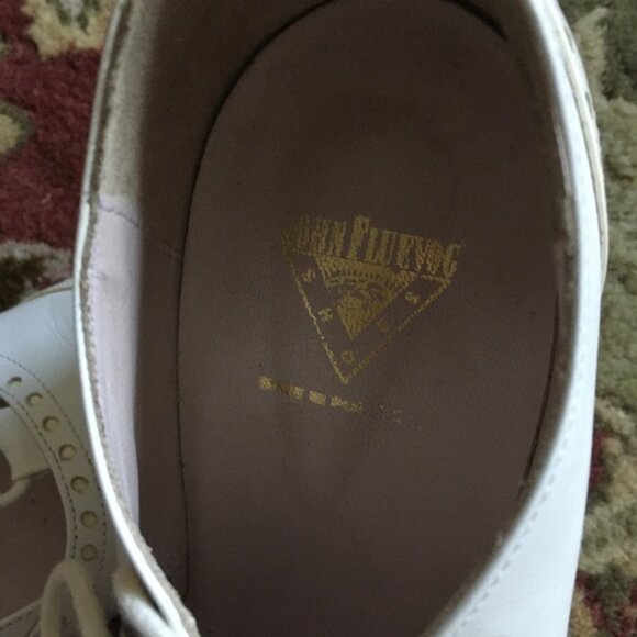 JOHN FLUEVOG Chamomile Teapots White + Ivory Shoes Size 8 - Picture 11 of 11